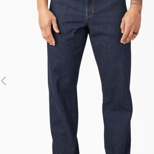 Dickies Dark Blue Straight Leg Jeans